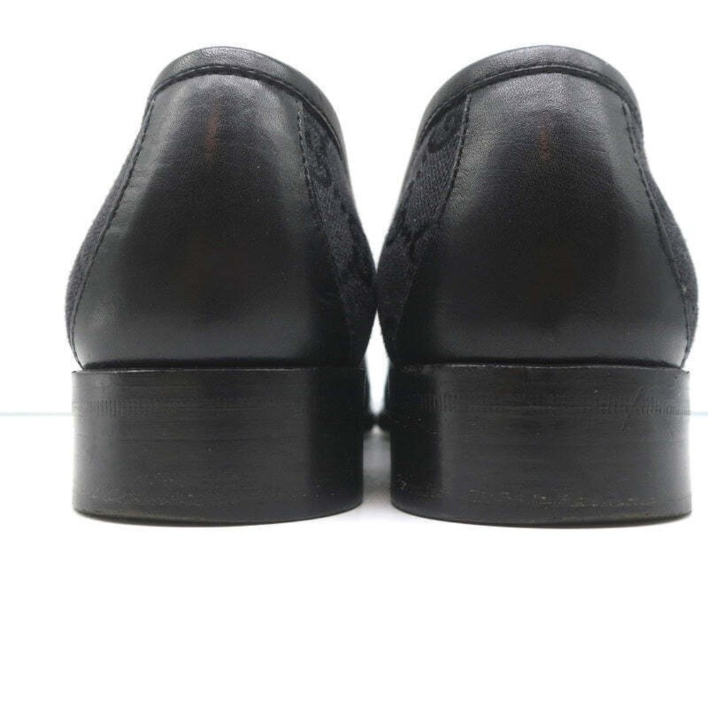 Gucci GG Canvas Horsebit Loafers Black Size 7.5 - Picture 7 of 11
